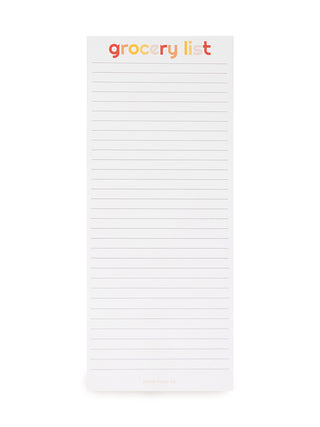 Grocery List Notepad